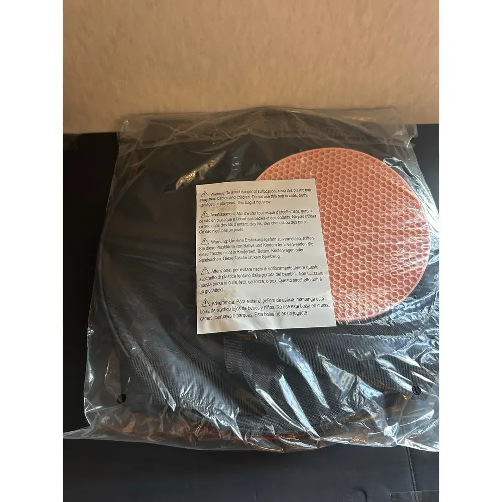 Ciravi Dutch Oven Bag For 12 & 10 Inch Dutch Oven Carry Bag Padded Handle Black